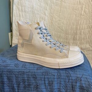 Converse all star high court queen knit zig zag high top size 8.5